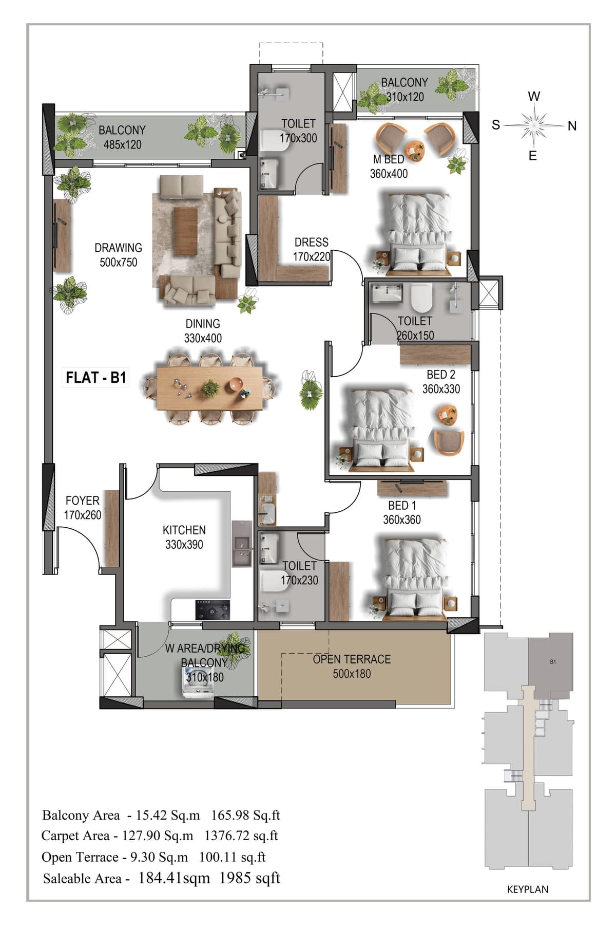 Flat B-1